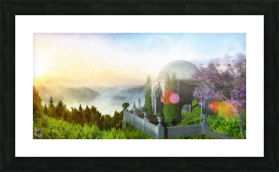 The Overlook Picture Frame print