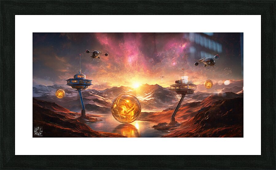 The Mysteries Picture Frame print