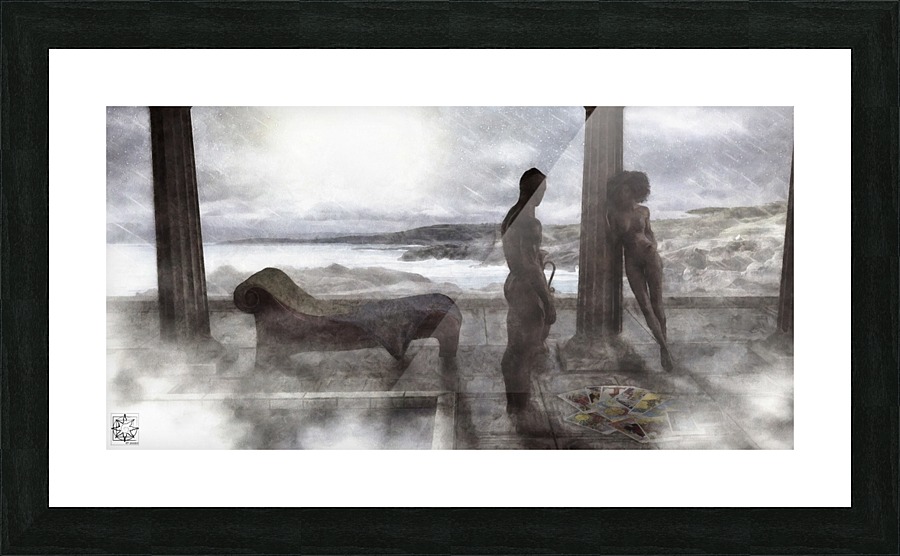 The Message Picture Frame print