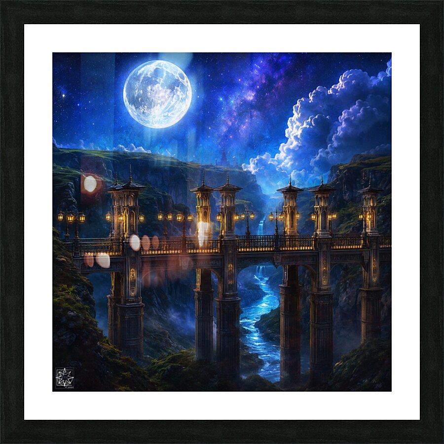 The Eloquent Bridge Picture Frame print