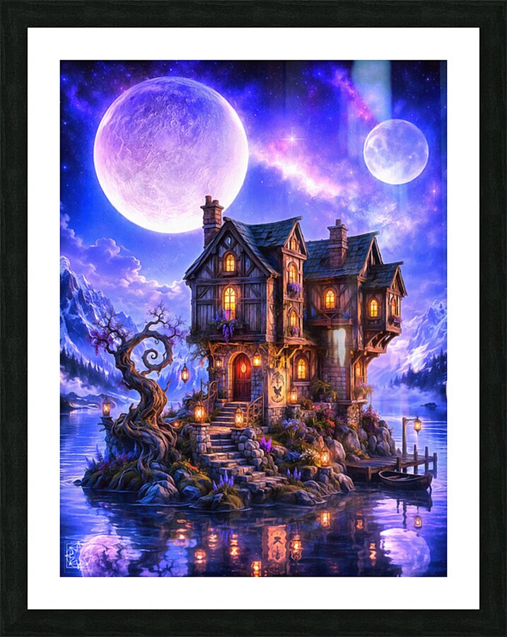 The Morrigans House Picture Frame print