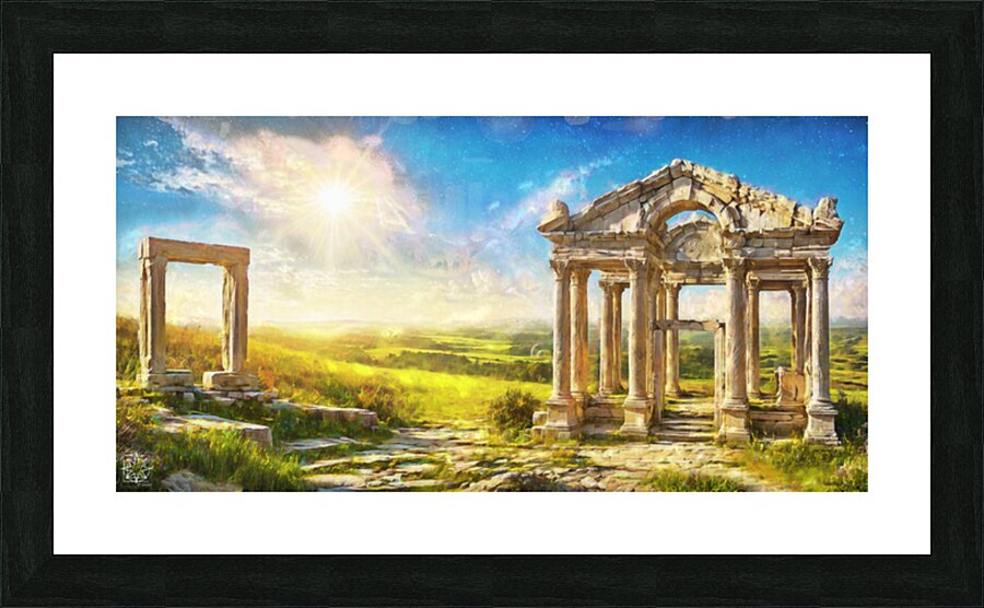 Summer Light Sky Picture Frame print