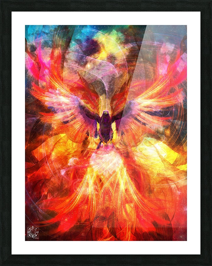 The Celestial Bird 1.1 Picture Frame print