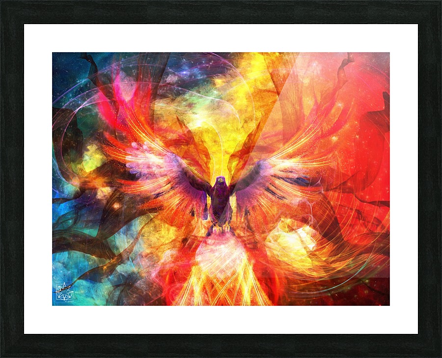 The Celestial Bird 1.2 Picture Frame print