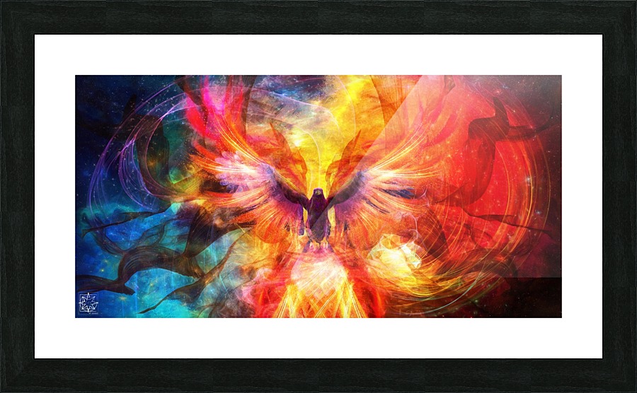 The Celestial Bird 1.4 Picture Frame print