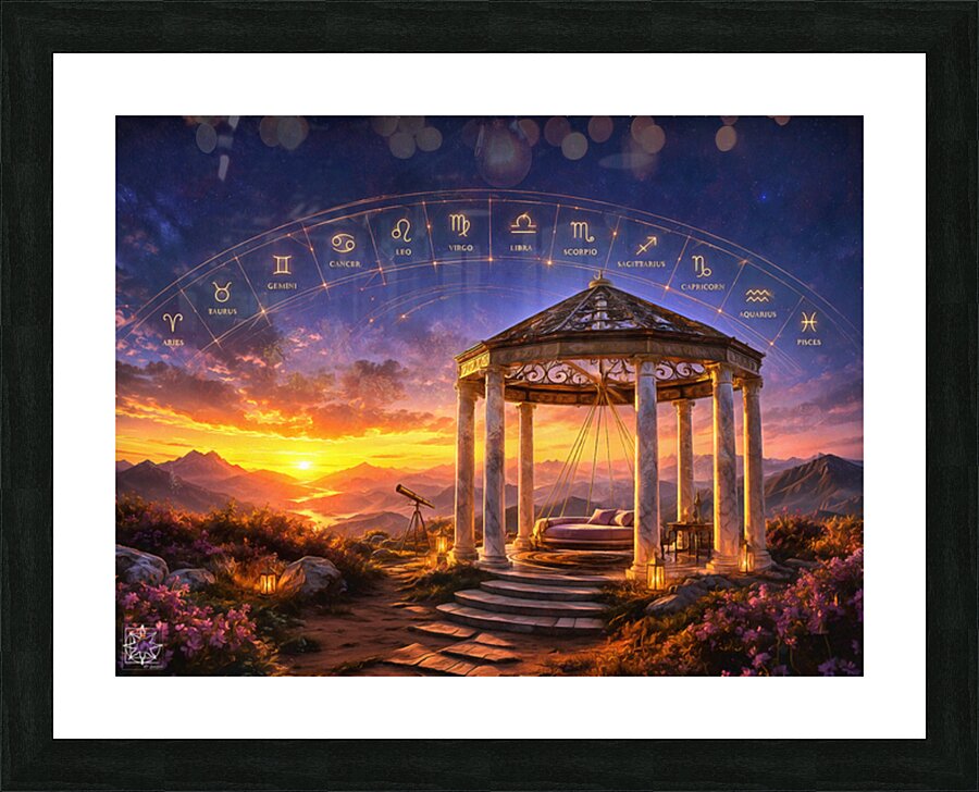 The Stellar Pavilion Picture Frame print