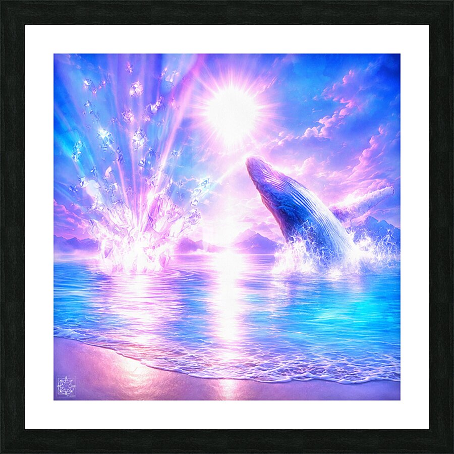 The Light Waters Picture Frame print