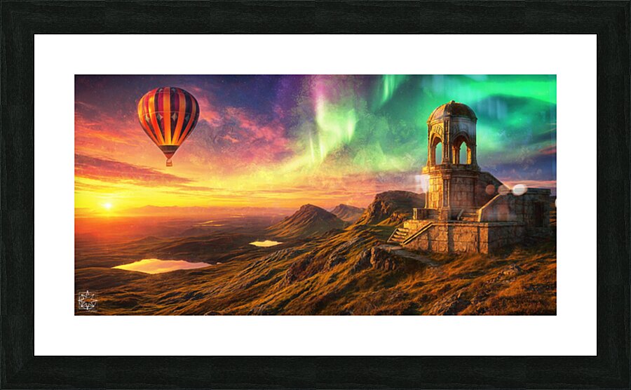 Highlands View Picture Frame print