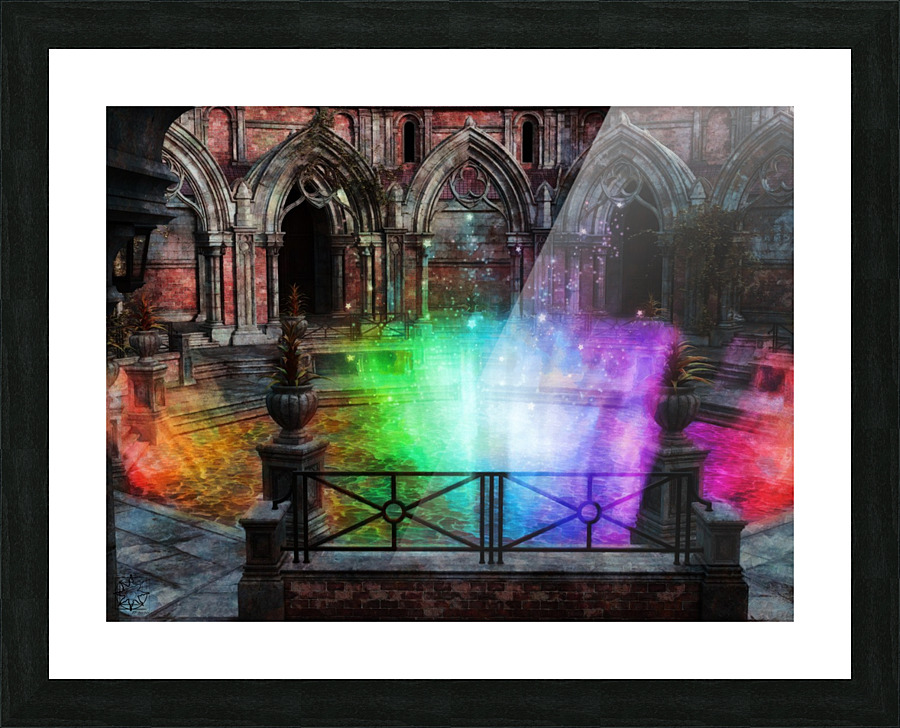 The Sparkling Pool Picture Frame print
