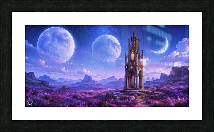 Lonely Spire Picture Frame print