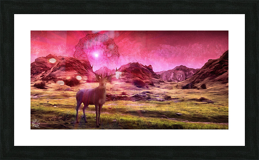 Eikthyrnir Picture Frame print