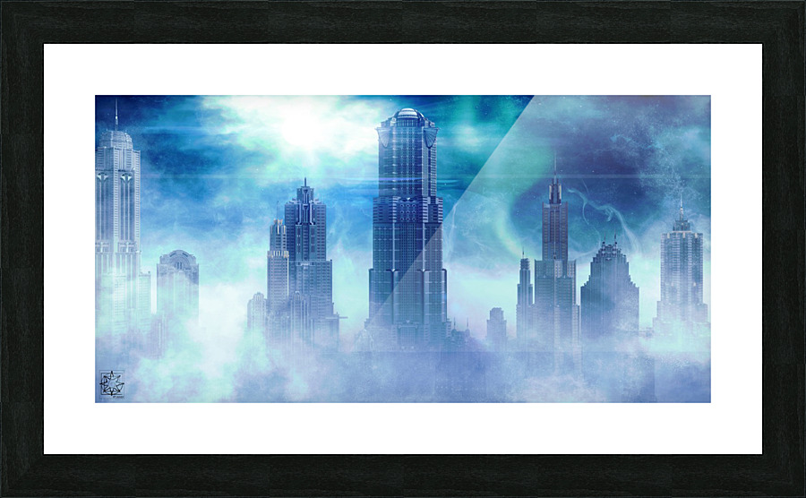 The Shrouded City Picture Frame print
