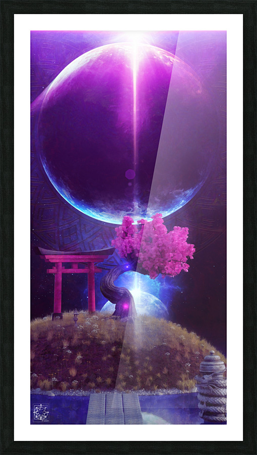 The World Shrine Picture Frame print