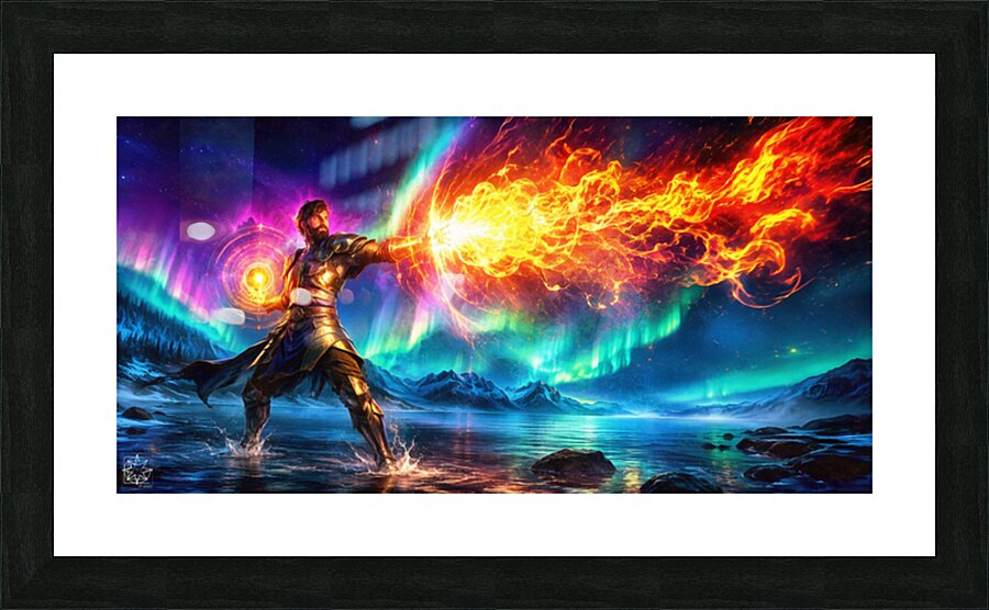 Battlemage Picture Frame print