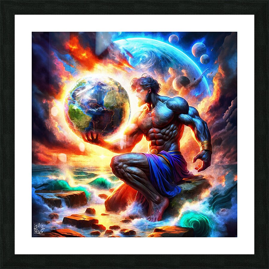 Burdened Picture Frame print