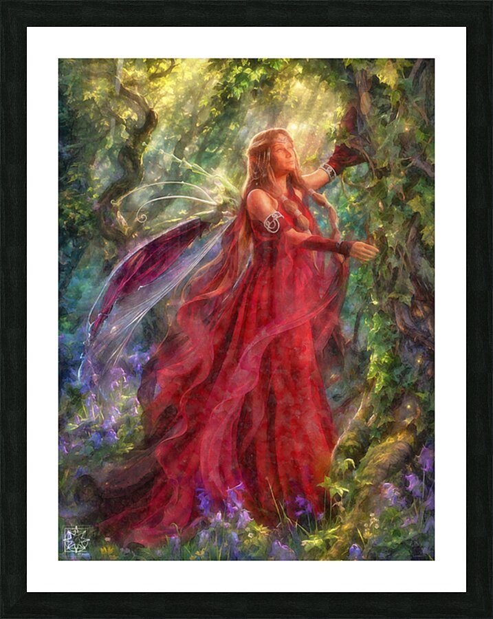 The Dryad Picture Frame print
