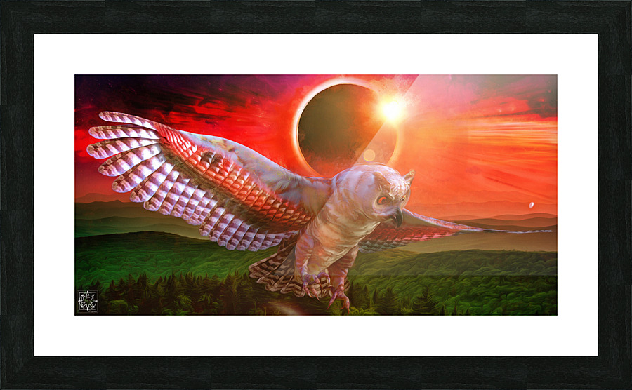 Supernal Wings Picture Frame print