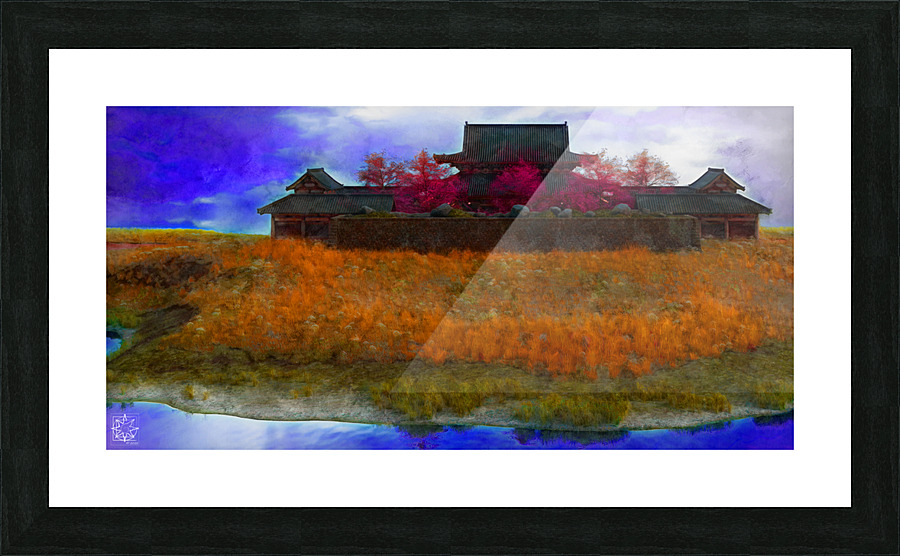 Autumns Temple Picture Frame print