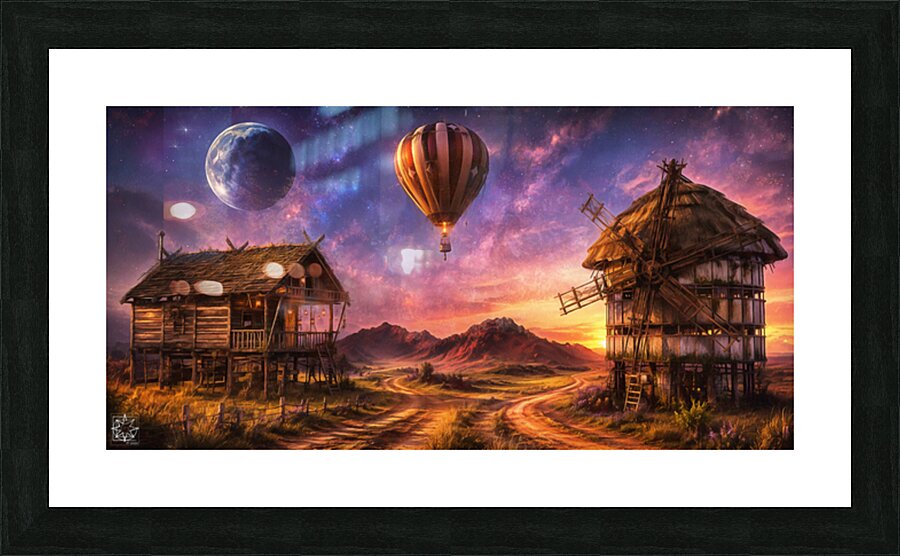 The Placid Skies Picture Frame print