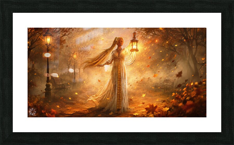 The Lantern Bearer Picture Frame print