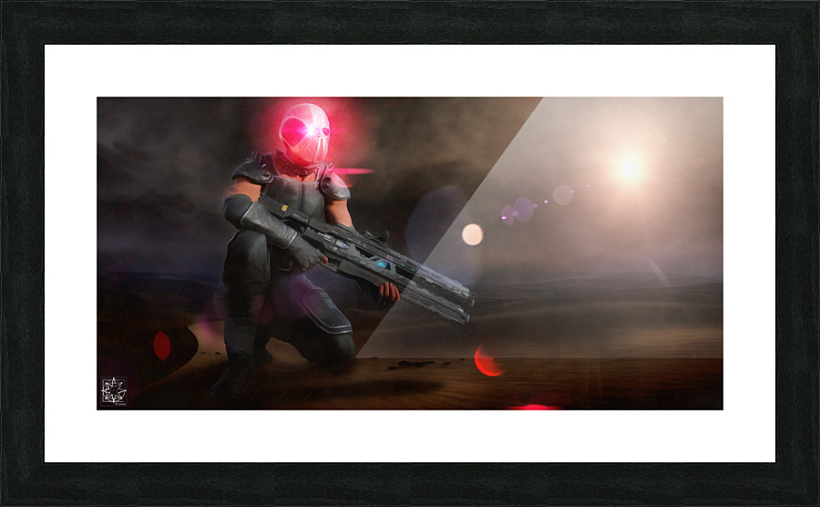 Dust Warrior Picture Frame print