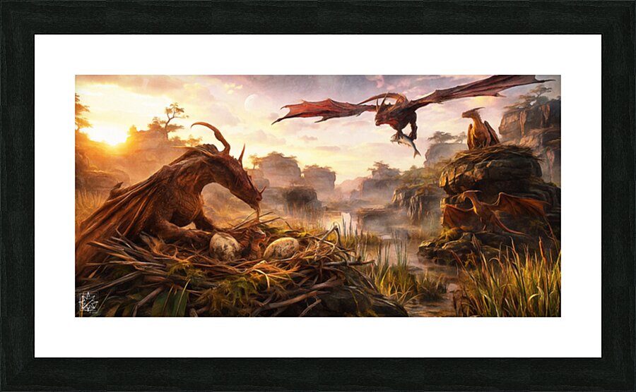 Wyvern Crossing Picture Frame print