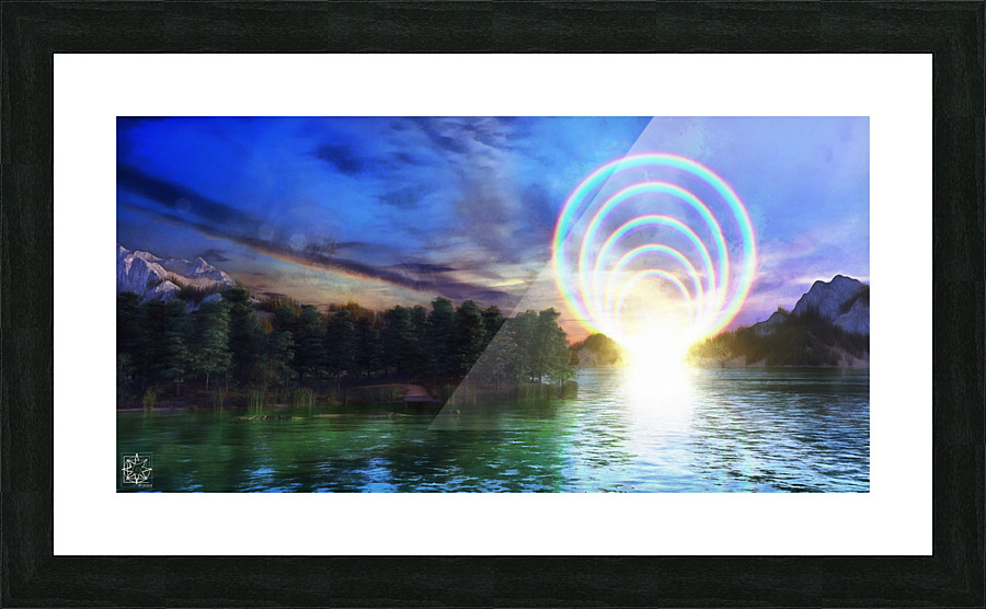 Sanctuary Lake Picture Frame print