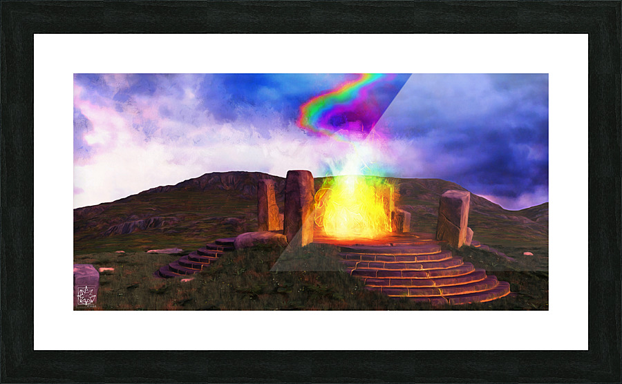 The Limitless Flame Picture Frame print