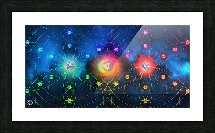 The Ring of Worlds Picture Frame print