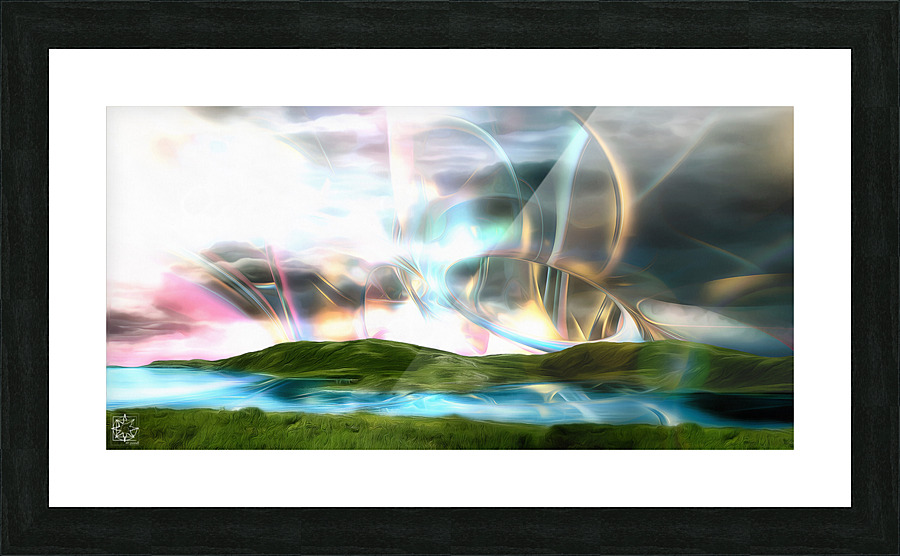 Corona Lake Picture Frame print