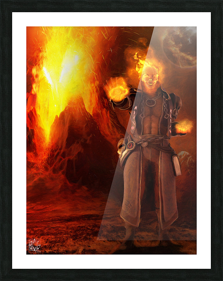 Infernal Picture Frame print