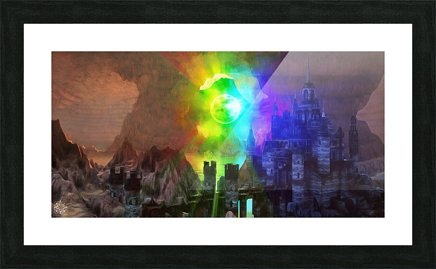 The Hidden Citadel Picture Frame print