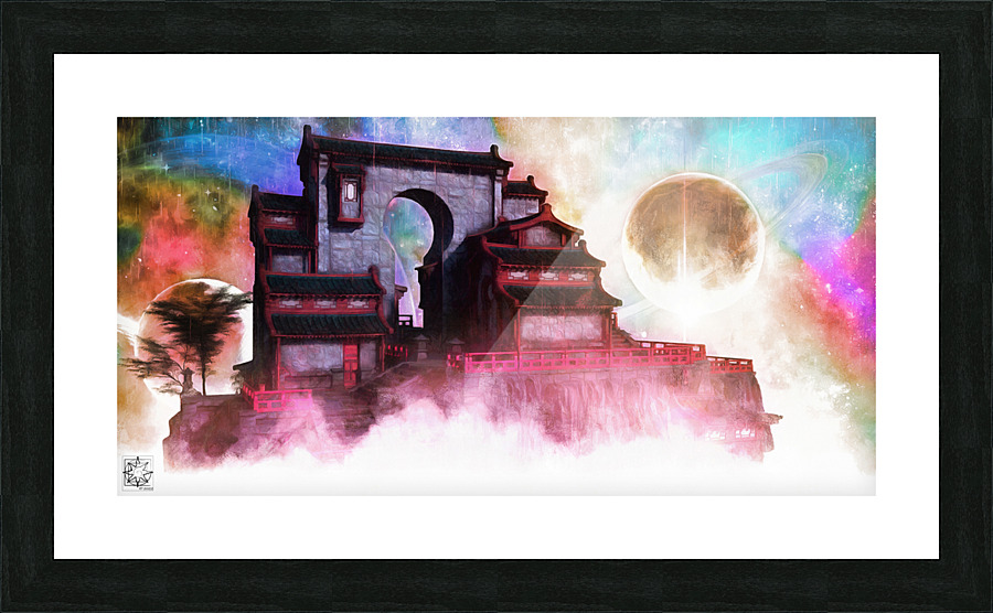 The Temple Atop the World Picture Frame print