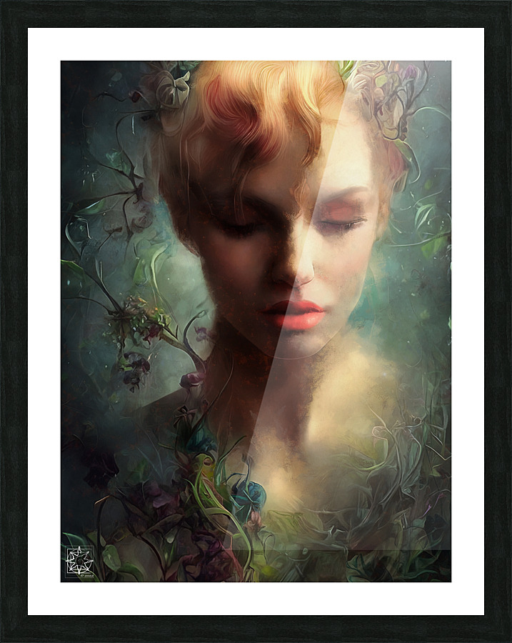 Evergreen Picture Frame print