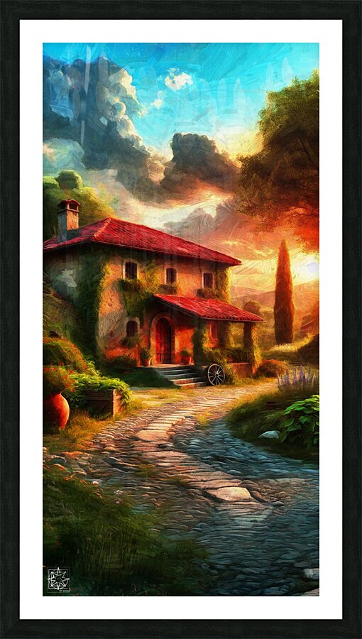 Antiqua Domus Picture Frame print