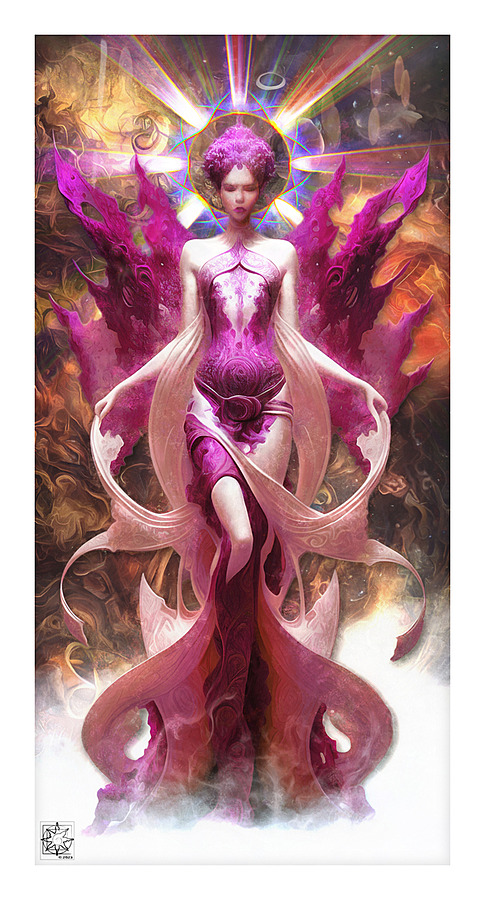 The Divinities: Dione Picture Frame print
