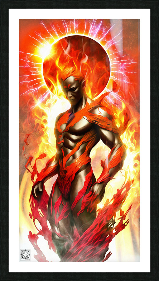 The Divinities: Shango Picture Frame print