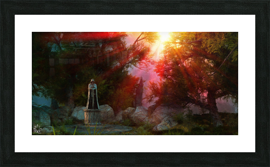 The Sunset Glade Picture Frame print