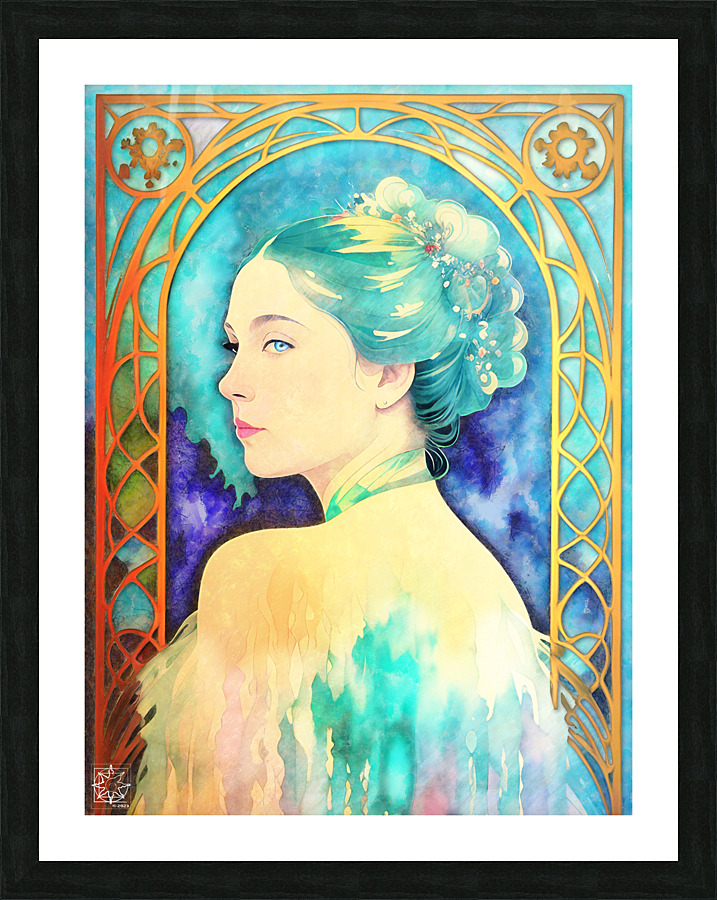 The Pearl Earring Picture Frame print