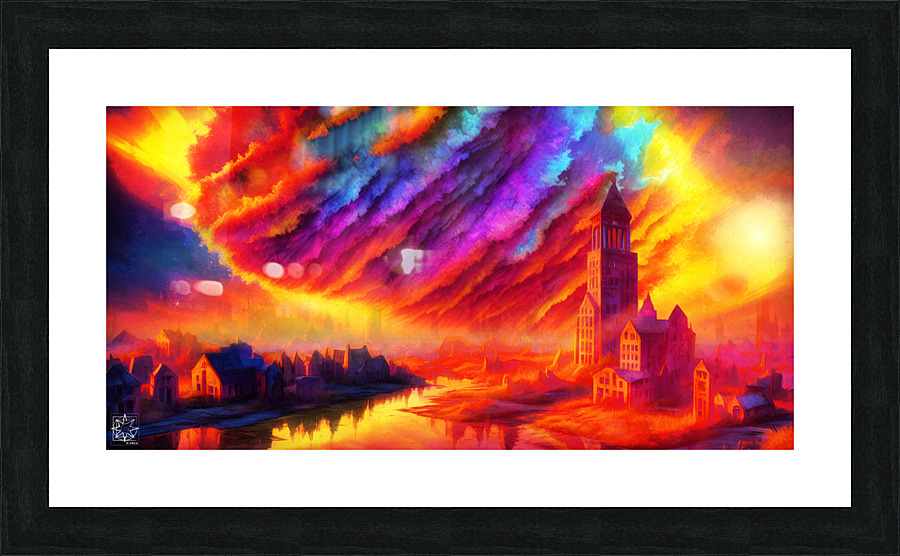 Armada Storm Picture Frame print