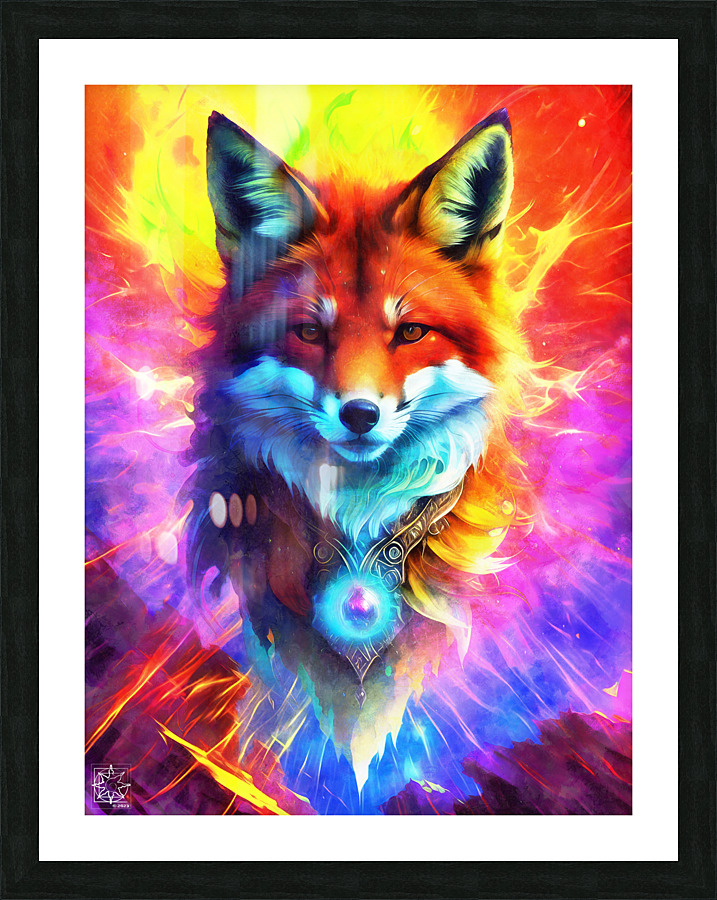 The Fox Picture Frame print
