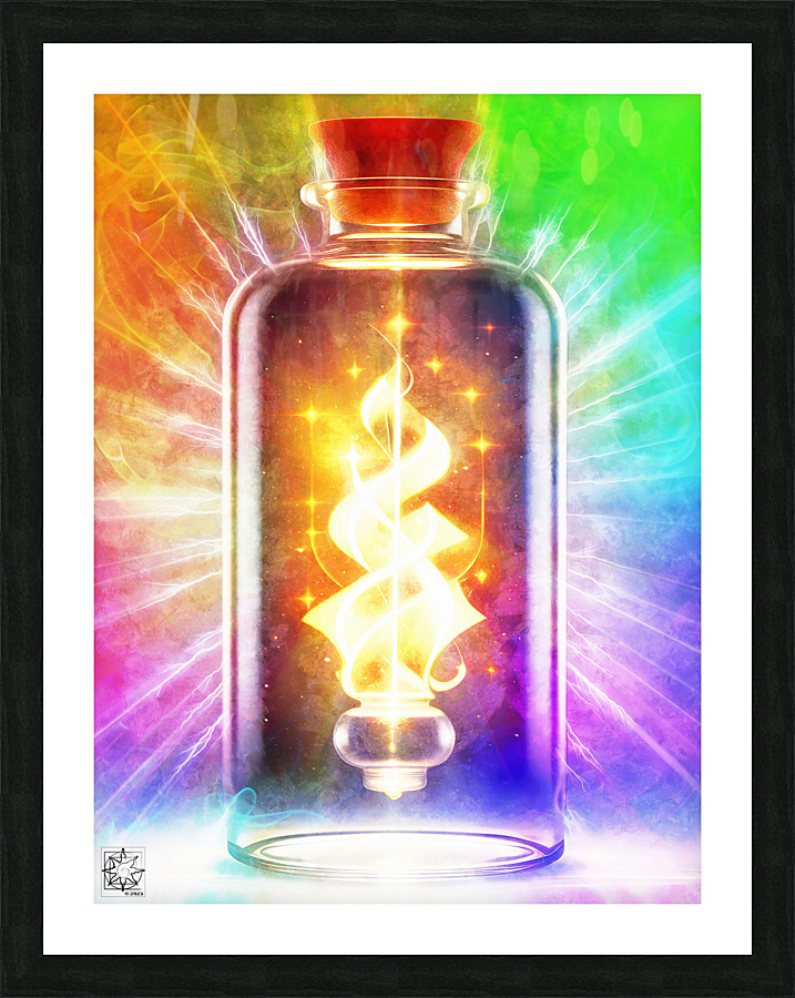 The Tesla Jar Picture Frame print