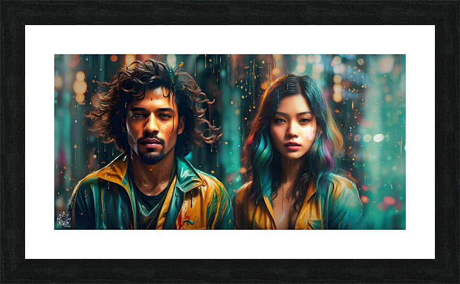 The Painted World Picture Frame print