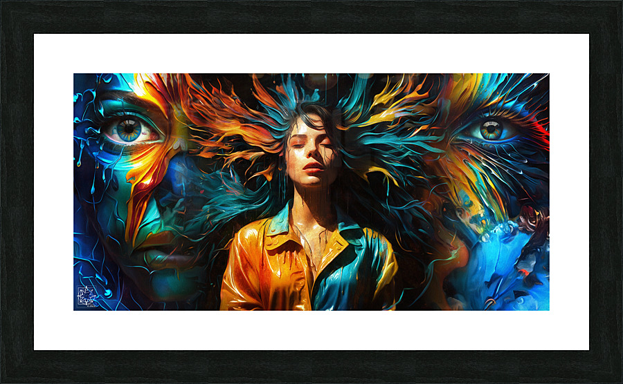 Psilocybin Picture Frame print