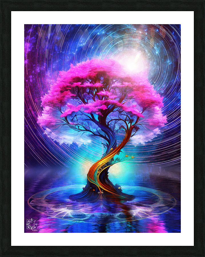 The Infinite Tree Picture Frame print