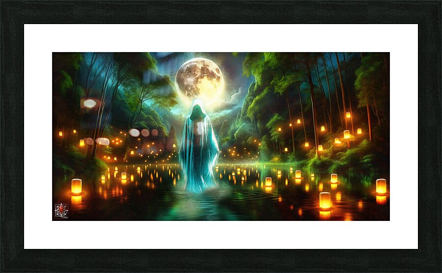 Wanderer on the Lake Picture Frame print