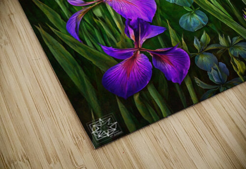 Iris Versicolor or Water Iris ChrisHarrisArt puzzle