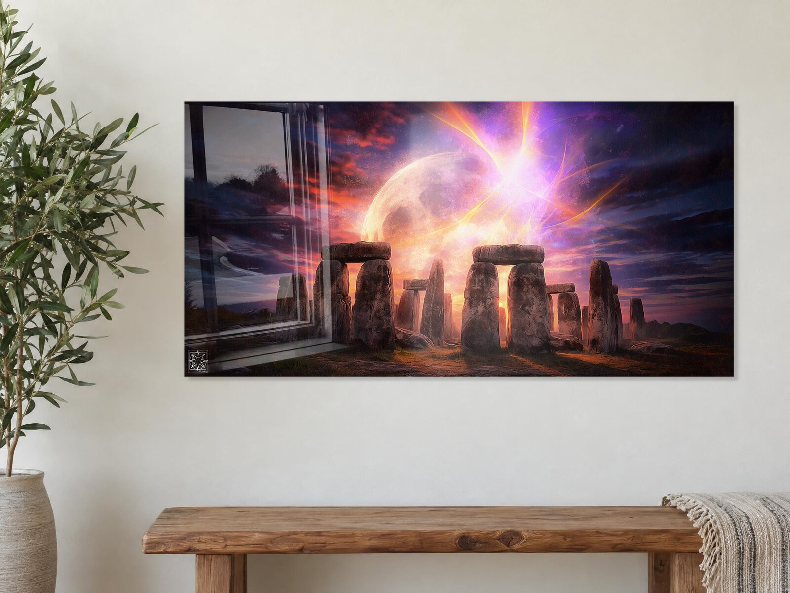 Moonlight Megaliths Wall Preview
