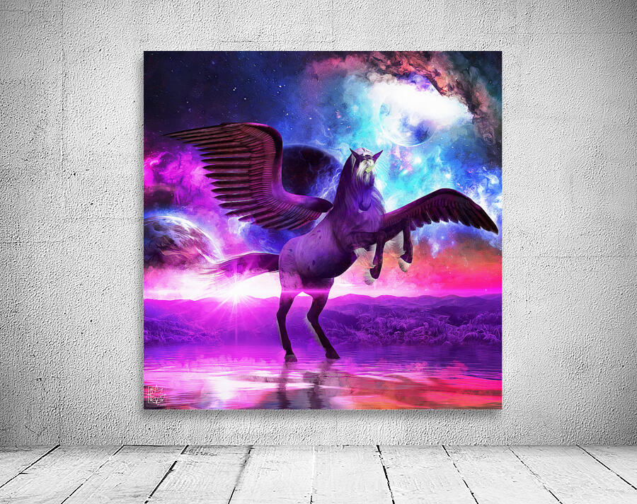 Winged Universe Wall Preview