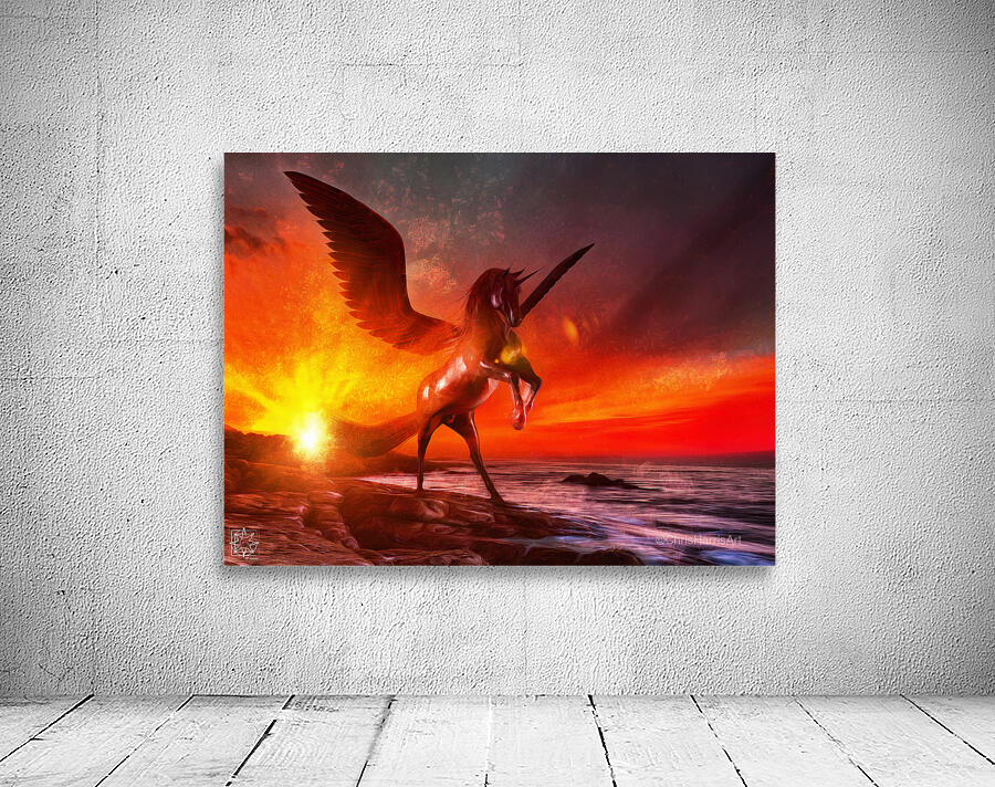The Winged Unicorn Wall Preview